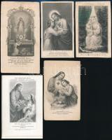 cca 1836-1920 20 db  szentkép, vegyes minőségben,  néhány kisebb sérüléssel