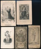 cca 1836-1920 20 db  szentkép, vegyes minőségben,  néhány kisebb sérüléssel