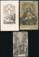 cca 1836-1920 20 db  szentkép, vegyes minőségben,  néhány kisebb sérüléssel