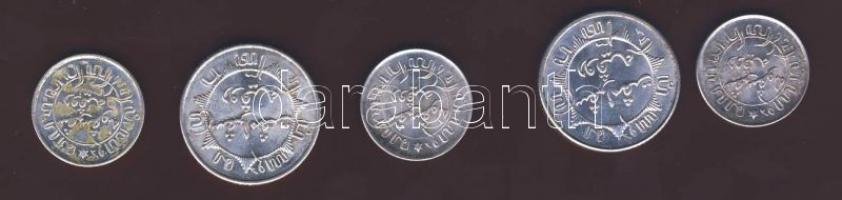 Holland Kelet India 1941-1945. 1/10G Ag (3x) + 1/4G Ag (2x) T:1,1/2