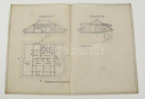 1940 Bécsújhely, Épületgépészeti engedélyek, háborús előírásokkal, tervrajzokkal