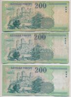 1998-2007. 200Ft (6xklf) T:III