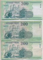 1998-2007. 200Ft (6xklf) T:III