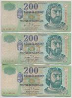 1998-2007. 200Ft (6xklf) T:III