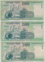 1998-2007. 200Ft (6xklf) T:III