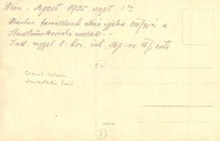 1925 Dévény, Theben a. d. Donau, Devin; Szent István utasszállító gőzhajó, várrom / steamship, castl...