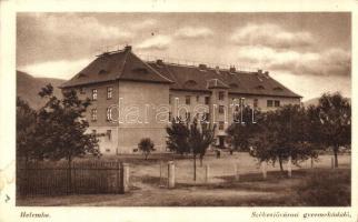 Helemba, Hellenbach, Chlaba; Székesfővárosi gyermeküdülő, Hegedüs Lajos kiadása / children holiday resort (EK)