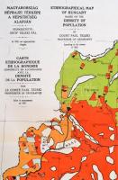 1920 Magyarország Néprajzi térképe, Szerk.: Teleki Pál, 1:100.000, Klösz György és Fia, 63x89 cm