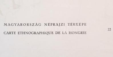 1920 Magyarország Néprajzi térképe, Szerk.: Teleki Pál, 1:100.000, Klösz György és Fia, 63x89 cm