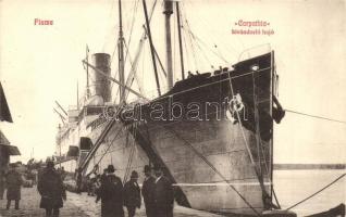 Fiume, Carpathia kivándorlási hajó. Marie Stedul / immigration ship