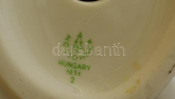 Hollóházi vizapár, kézzel festett, jelzett, 2 db, hibátlan. m: 23 cm