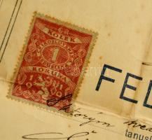 1920 Nagyszombat, Városi Ipartestület felszabadító bizonyítványa szlovákul feliratozva a magyar nyom...