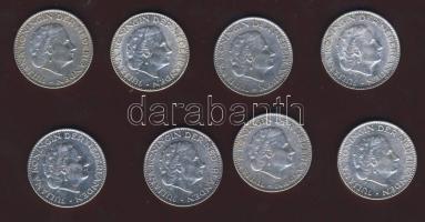 Hollandia 1G Ag 1956 (1x), 1957 (3x), 1958 (1x), 1965 (2x), 1966 (1x) összesen 8db T:1/2,2