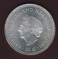 Hollandia 1970. 10G Ag "Wilhelmina Julianna" T:1/2