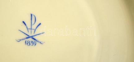 Herendi Eton mintás porcelán alj, kézzel festett, jelzett, hibátlan, d: 14 cm