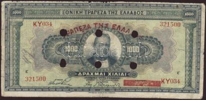 Görögország/német/olasz megszállás 1941. 1000Dr T:IV