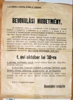 1944 Mozgósítási hirdetmény