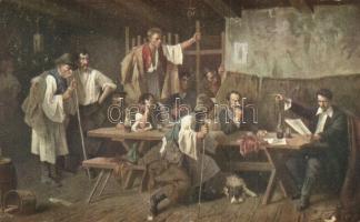 20 db RÉGI művész motívumlap, vegyes minőség / 20 pre-1945 art motive cards, mixed quality