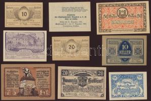 Ausztria 1920. 30db klf szükségpénz, benne 1 dupla T:I