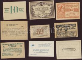 Ausztria 1920. 30db klf szükségpénz, benne 1 dupla T:I