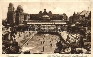 Budapest XI. Gellért fürdő és szálló - 4 db régi képeslap / 4 pre-1945 postcards