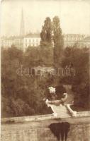 1911 Vienna, Wien I. Stadtpark, die Befreiung der Quelle / park, fountain, photo (EK)