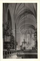 1940 Kolozsvár, Cluj; Szent Mihály templom belső / church interior, photo