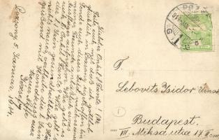 1914 Pozsony, Pressburg, Bratislava; Felső kereskedelmi iskola, alsó tagozatosok csoportképe, Studen...