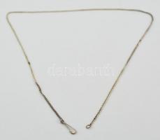 Ezüst (Ag.) nyaklánc, jelzés nélkül, 51 cm, nettó 2,1 g