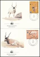 WWF: Antelope 4 FDC WWF: Antilop 4 FDC