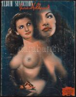 cca 1947 Paris-Hollywood francia erotikus újság, színezett fotókkal / Paris-Hollywood erotic magazine