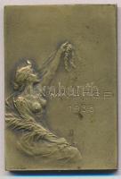 1933. "M. N. B. T. S. E." Br teniszverseny díjplakett "HUGUENIN" gyártói jelzéss...