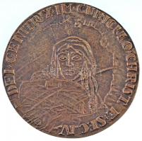 Rétfalvi Sándor (1941- ) DN "Pécsi Katedrális" kétoldalas Br plakett. "CATHEDRALIS QU...