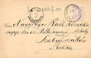 1899 Tátrafüred, Alsó-Tátrafüred, Unterschmecks (EK)