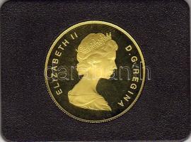 Kanada 1979. 100$ 16.965g arany díszdobozban T:PP aranyáron !