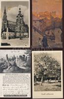 58 db Csehszlovákia, régi lapok és 50-es évek vegyesen