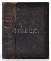 Szent Biblia. Fordította Károl Gáspár. Bp., 1904, Brit és Külföldi Biblia-Társulat. Kiadói kopottas ...