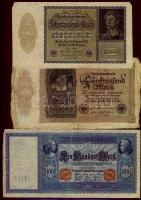 Német Birodalom 1908-1923. hagyaték tétel, sok jobbal, 158db T:II,III,IV (kevés)