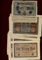 Német Birodalom 1908-1923. hagyaték tétel, sok jobbal, 158db T:II,III,IV (kevés)