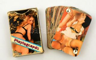 cca 1960-1970 Pornókártya, eredeti dobozában, 48 lap
