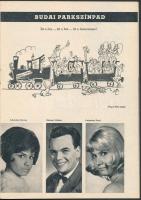 1967 Fővárosi Szabadtéri Játékok műsor 1967, összesen 10 színész, művész aláírásával, többek közt: H...