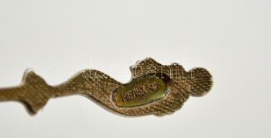 6 db mini villa rákhoz, jelzett, h: 10 cm