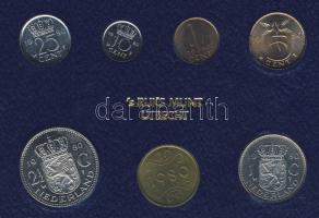 Hollandia 1980. 1c-2 1/2G (6klf db) + zseton forgalmi sor szettben T:BU