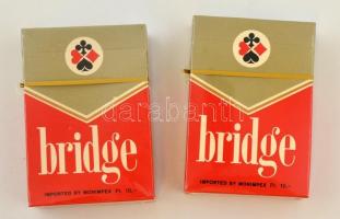 2 db bontatlan csomag Bridge cigaretta