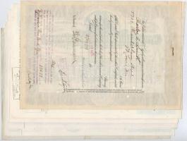 Amerikai Egyesült Államok / Kanada 1927-1976. 10db klf részvény perforációval, bélyegzésekkel, lyuka...