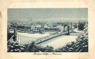Budapest, Erzsébet híd télen