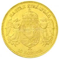 1906KB 10K Au "Ferenc József" (3,39g/0.900) T:2 ph.
Hungary 1906KB 10 Corona "Franz ...