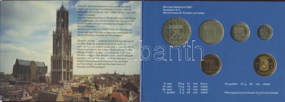 Hollandia 1987. 5c-2 1/2G (5klf db) + zseton forgalmi sor szettben T:BU