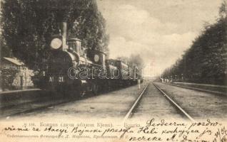 Boyarka, Boiarka, Bojarka; railway station, locomotive (EK)