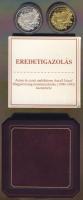1994. "Antall József" érempár Au 17g csak 500db! + Ag 10g csak 3000db T:PP Díszdobozban, tanúsítvánnyal! RRR!!!